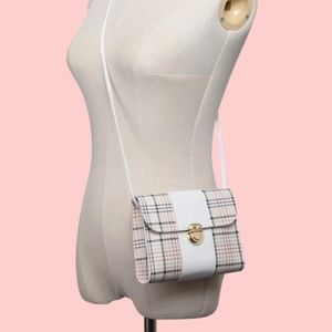 Plaid purse